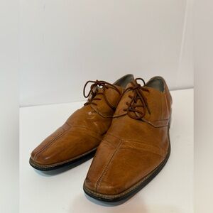 Stacy Adams Brown Leather Oxfords, Sz 12 M, Gently Preloved